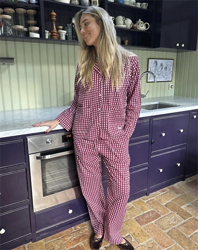 Sissel Edelbo - Nuit Pyjamassæt - Berry Hedge 